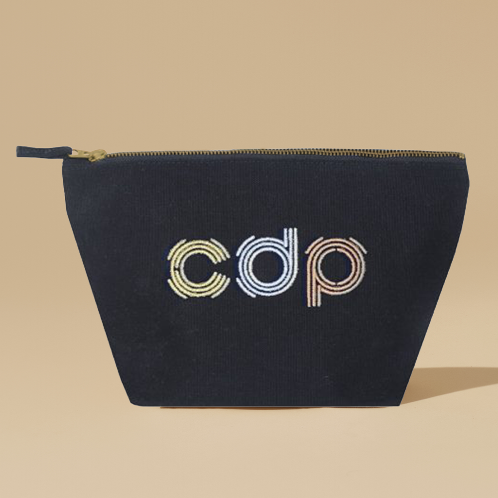 BLACK CANVAS POUCH