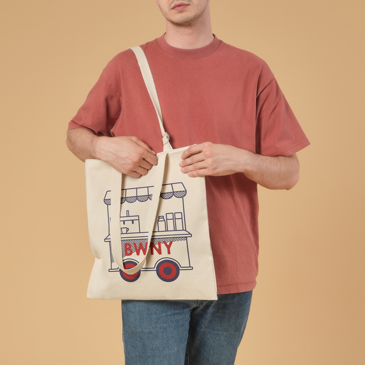 NATURAL BRUSHED CANVAS TOTEPAK™
