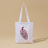 WHITE BOHO TOTE