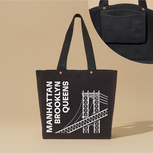 TRI-BOROUGH - BLACK - BRUSHED - POCKET