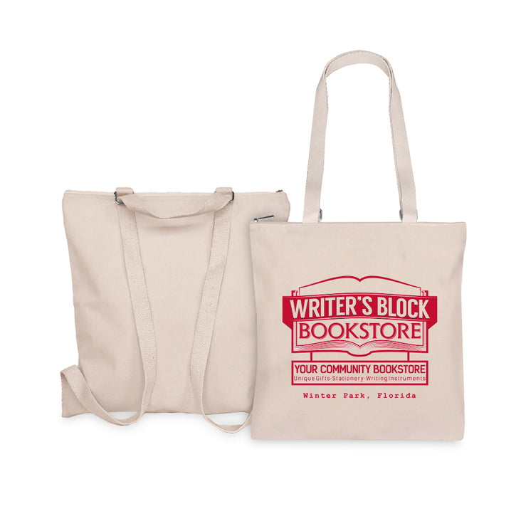 NATURAL BRUSHED CANVAS TOTEPAK™